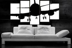 5pieceJetLinerWallDecor